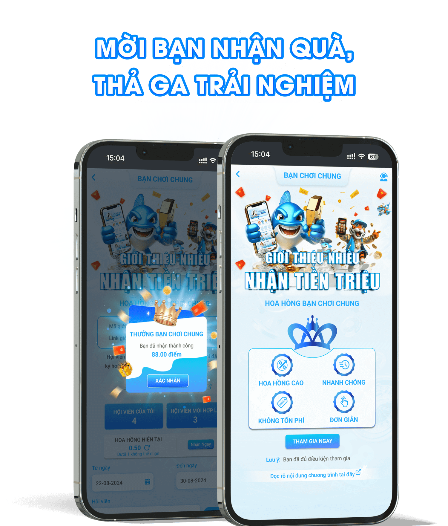 Màn hình h??ng d?n ??ng nh?p tài kho?n DT68